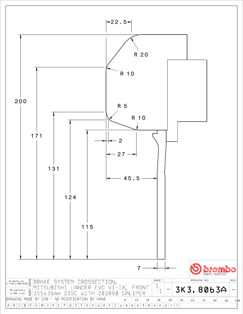 Wheel fitment diagram