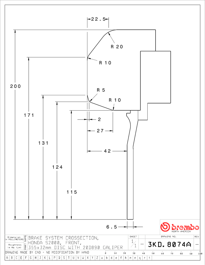 Wheel fitment diagram