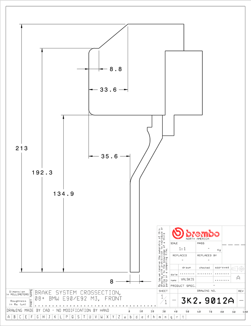 Wheel fitment diagram