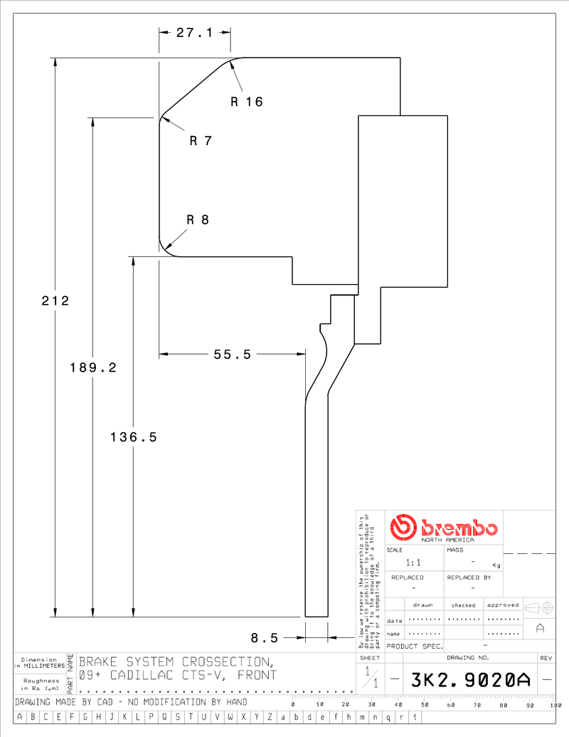 Wheel fitment diagram