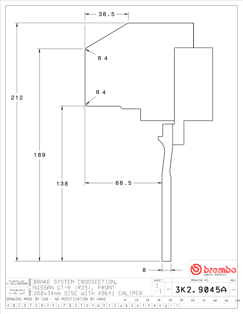 Wheel fitment diagram