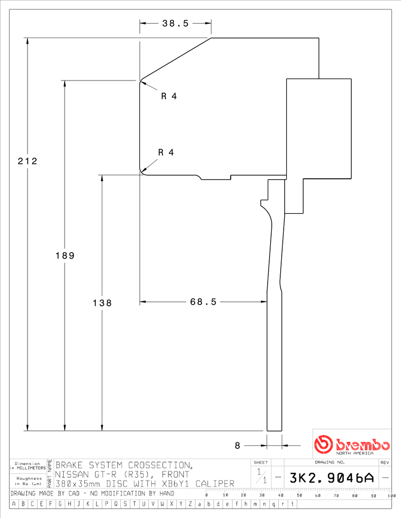 Wheel fitment diagram