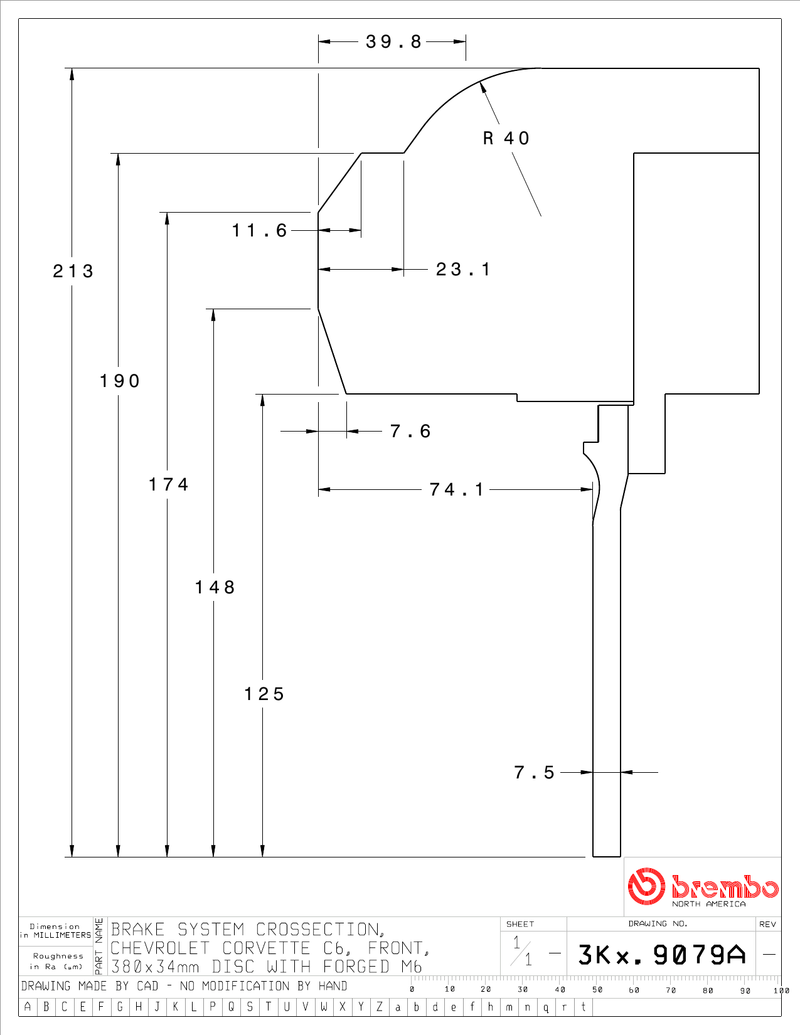 Wheel fitment diagram