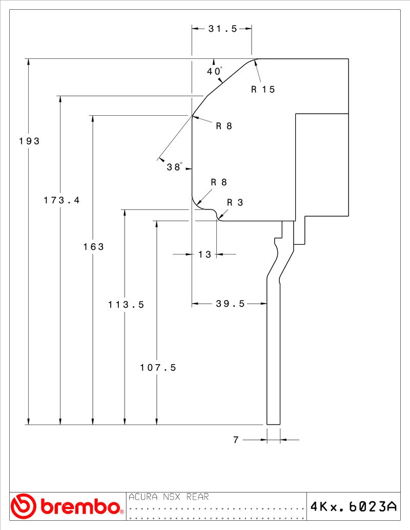 Wheel fitment diagram