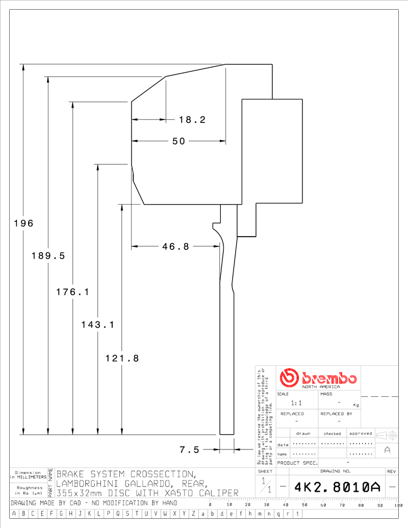 Wheel fitment diagram