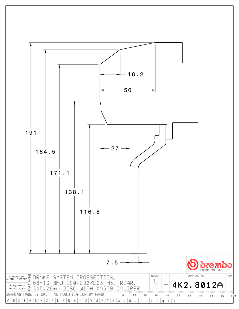 Wheel fitment diagram