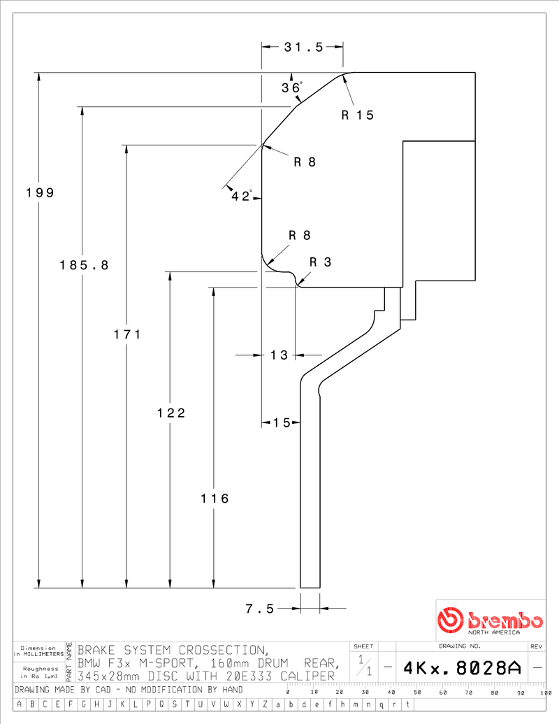 Wheel fitment diagram