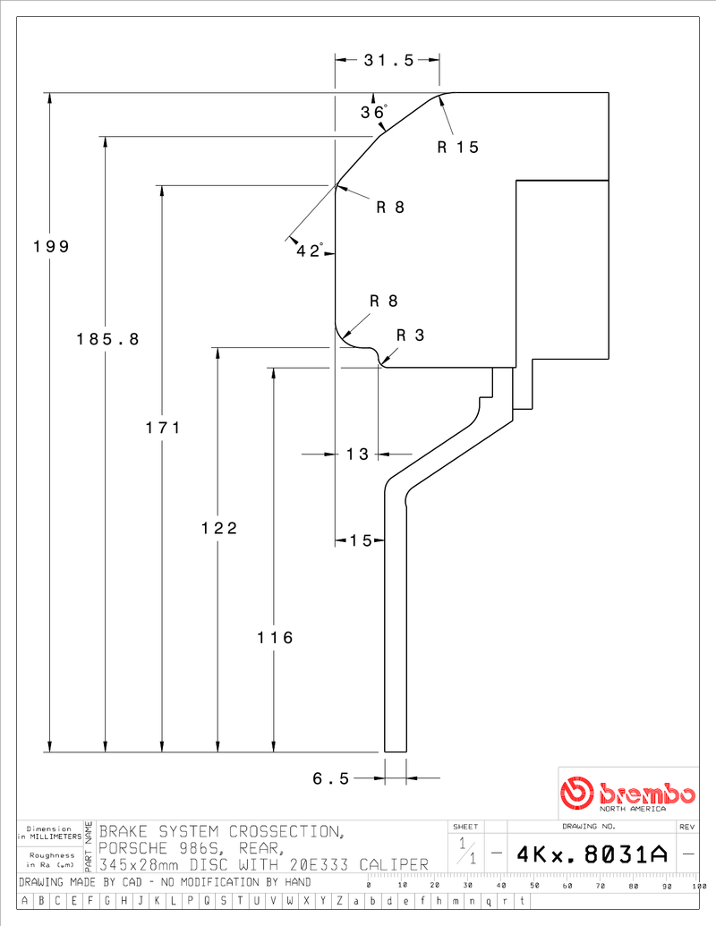 Wheel fitment diagram