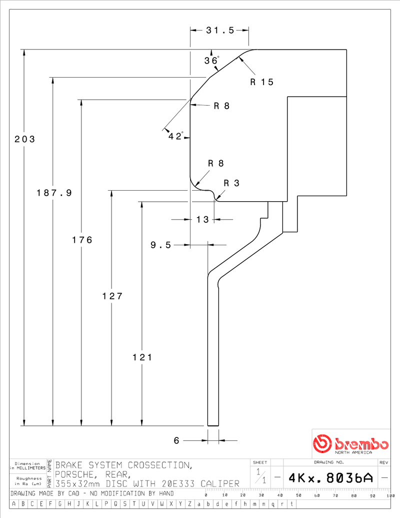Wheel fitment diagram