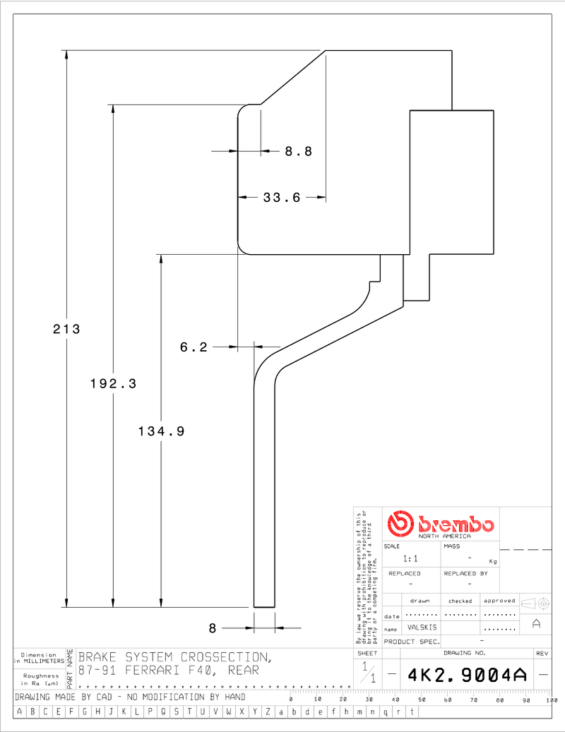Wheel fitment diagram