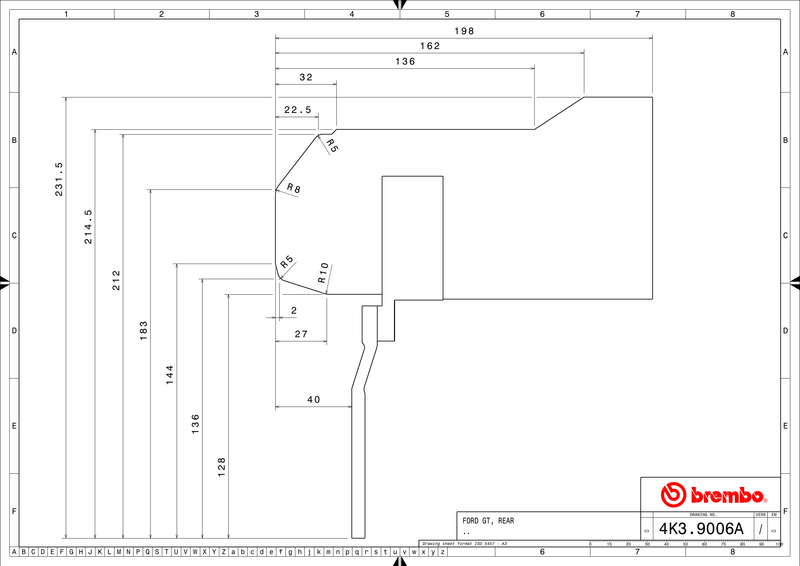 Wheel fitment diagram