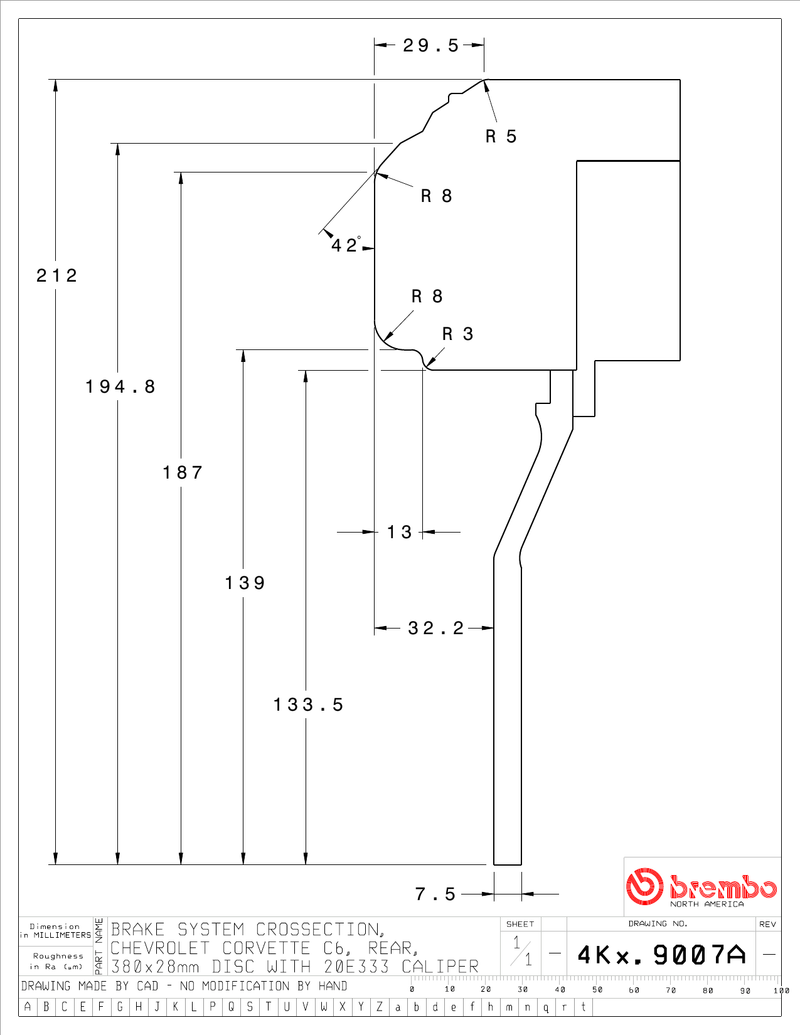 Wheel fitment diagram