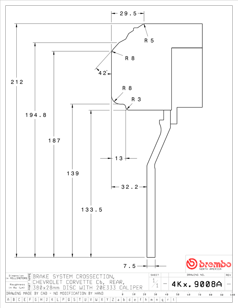 Wheel fitment diagram