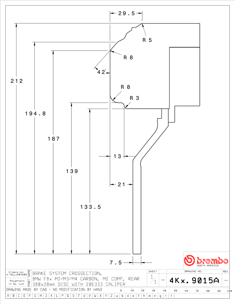 Wheel fitment diagram