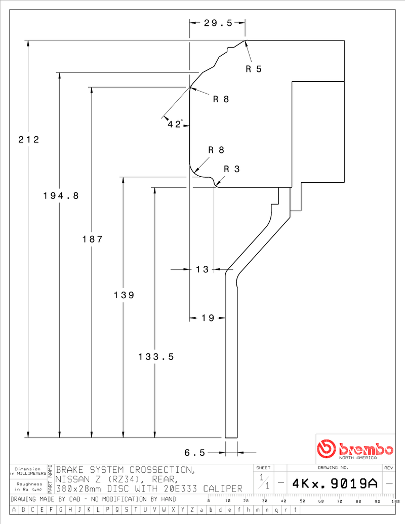 Wheel fitment diagram