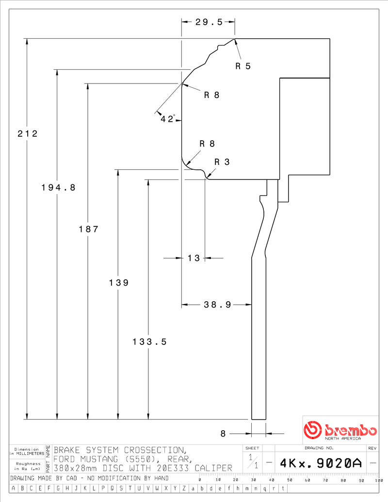 Wheel fitment diagram