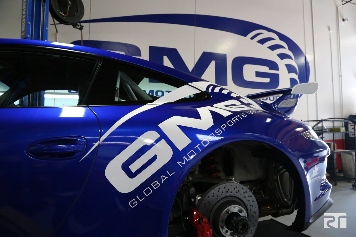 Brembo 2-piece disc, brake fluid, and pad install on GMG Racing's 991 GT3