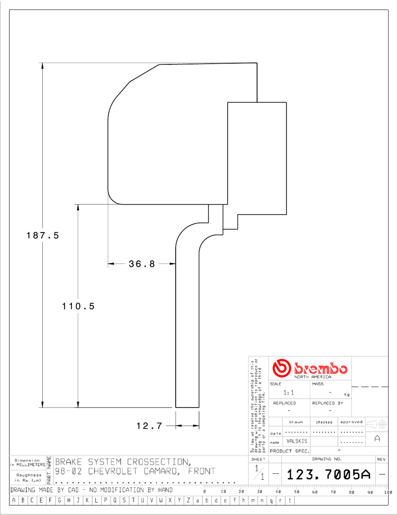 Wheel fitment diagram