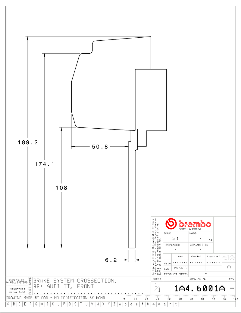 Wheel fitment diagram