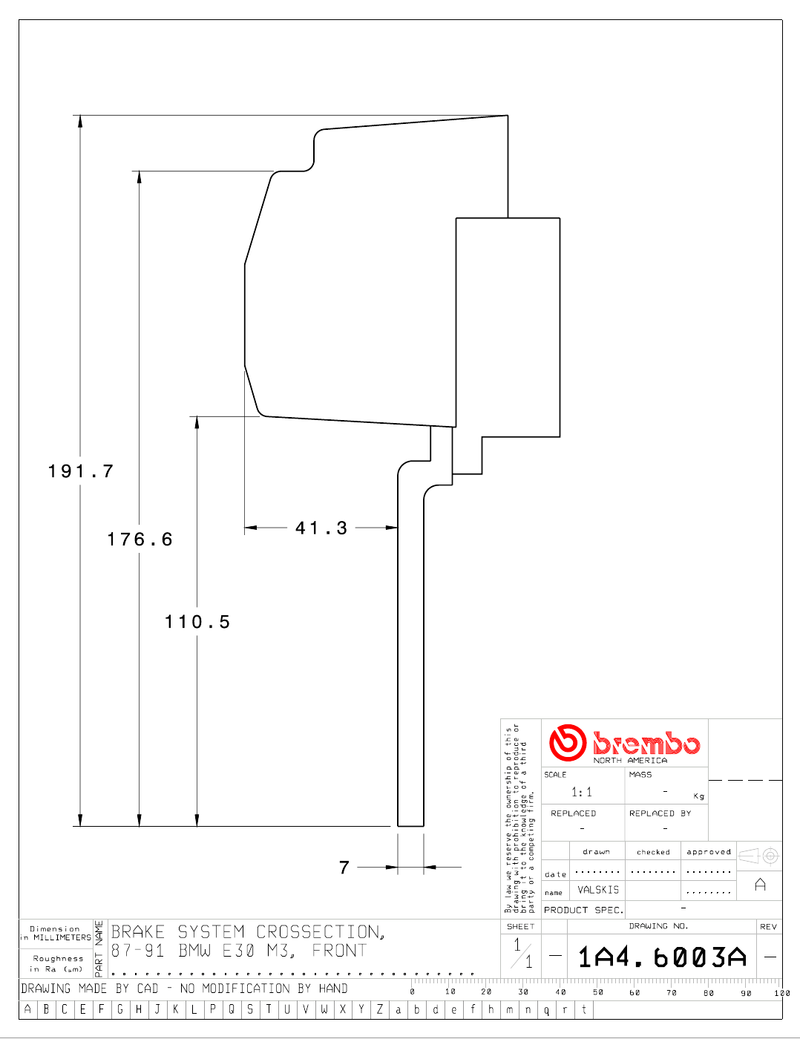 Wheel fitment diagram