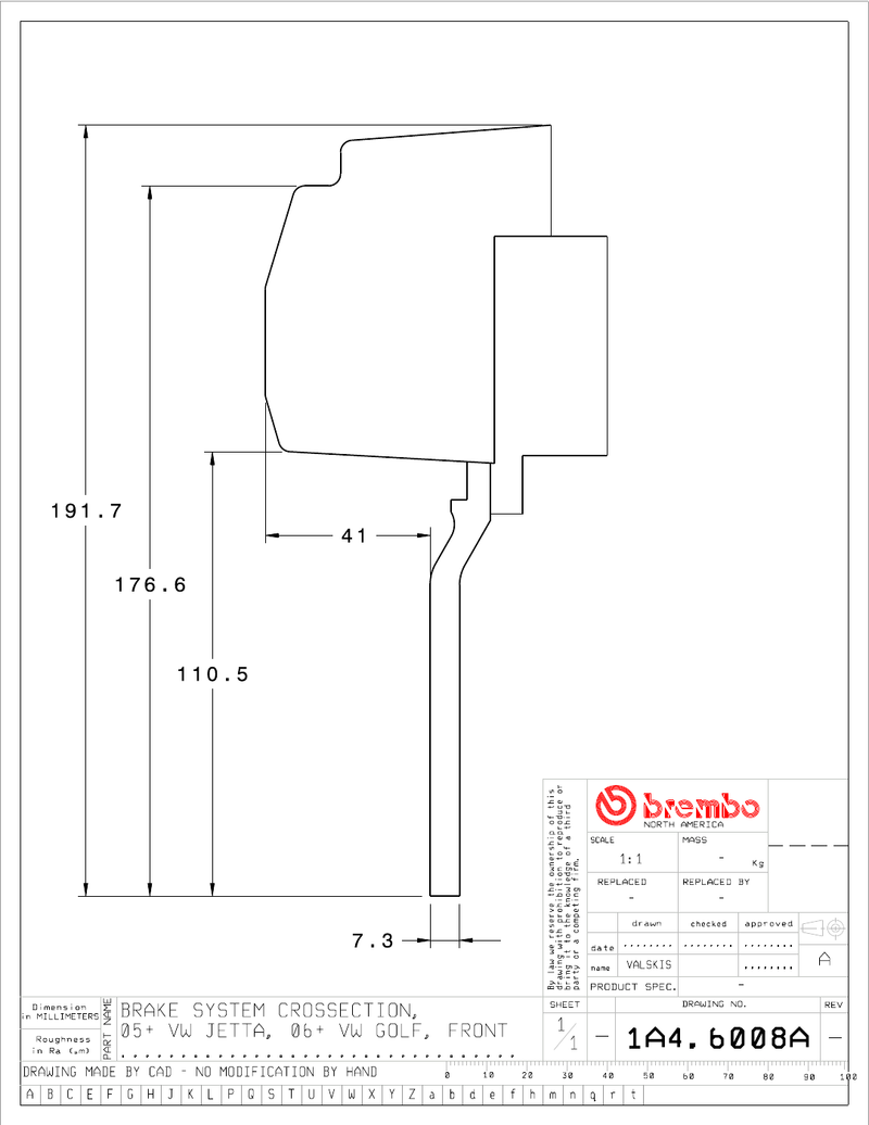 Wheel fitment diagram