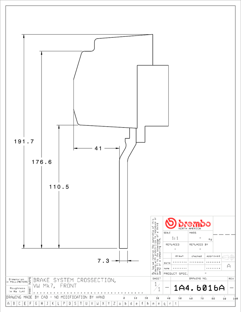 Wheel fitment diagram