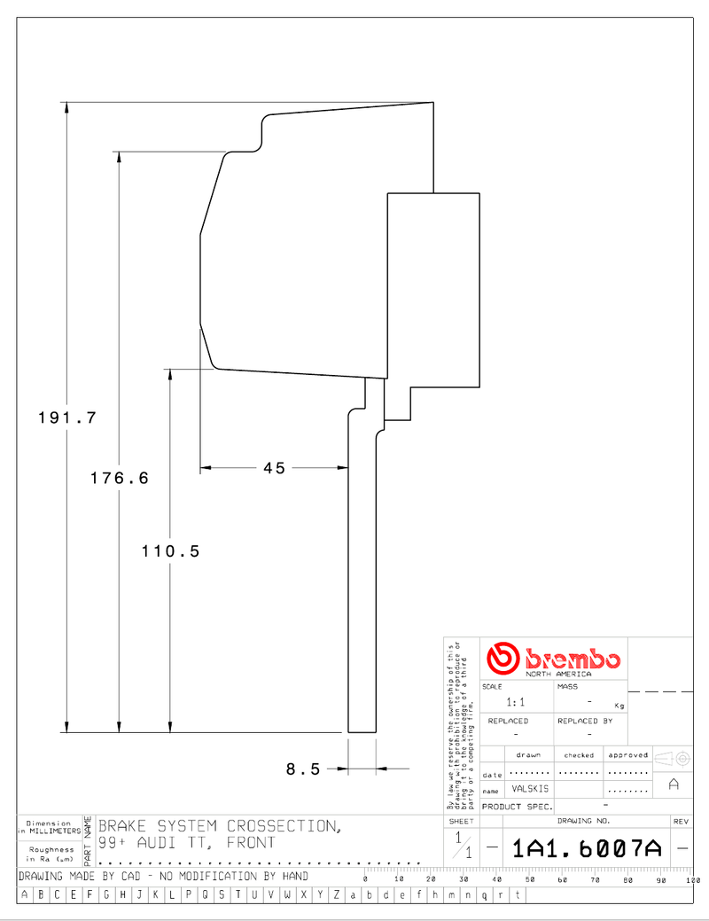 Wheel fitment diagram