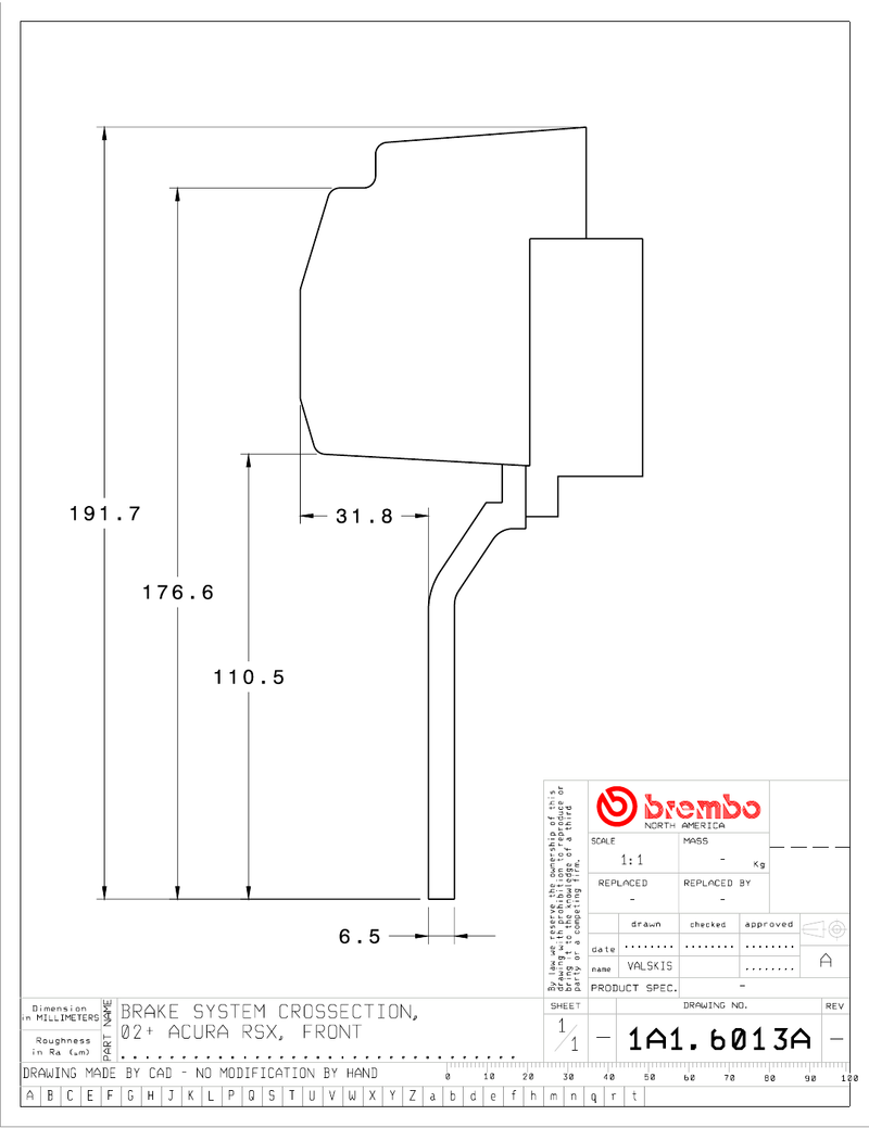 Wheel fitment diagram
