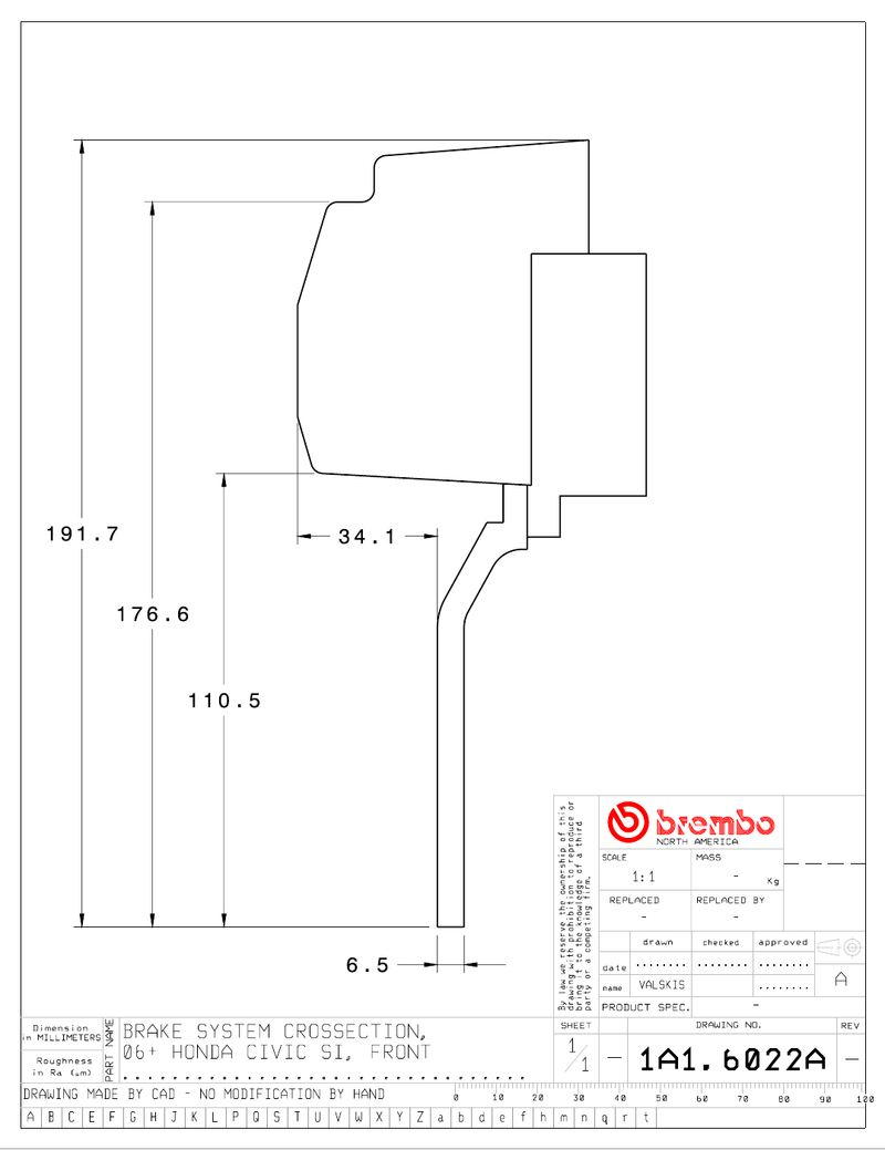 Wheel fitment diagram