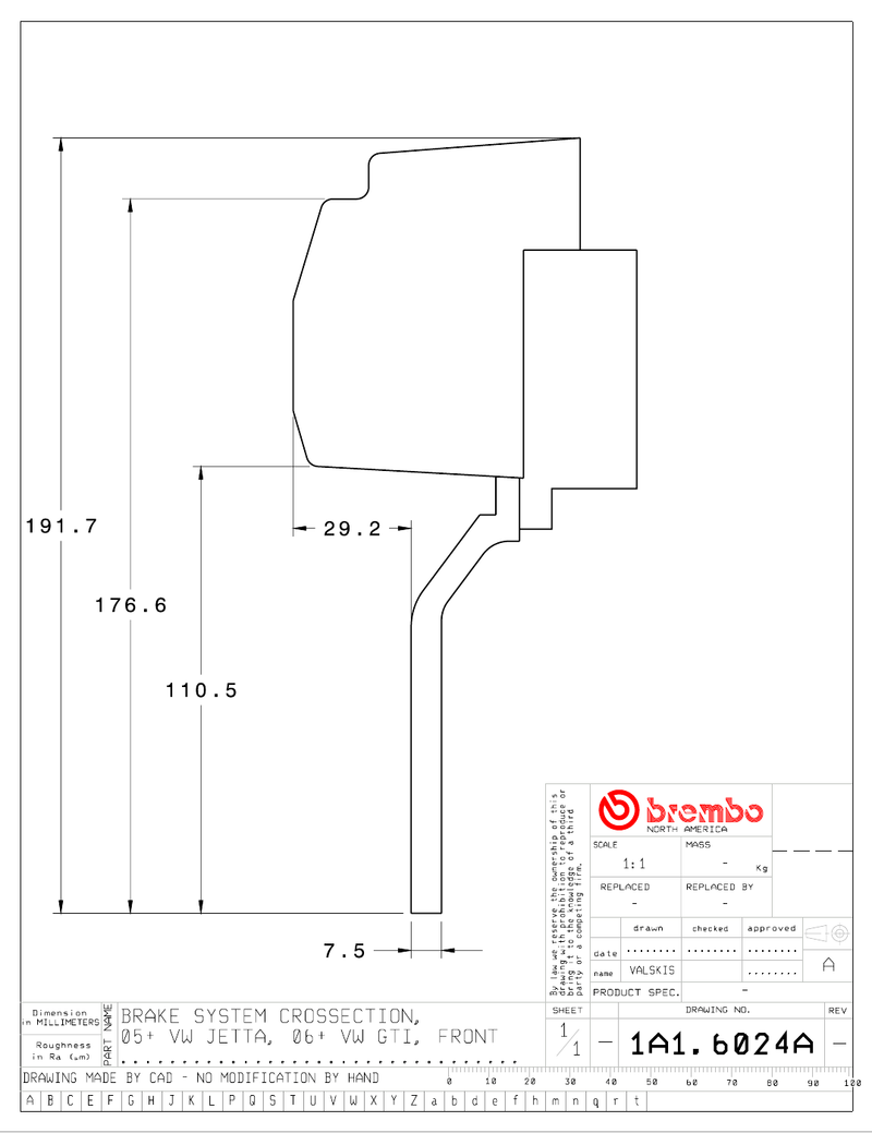 Wheel fitment diagram