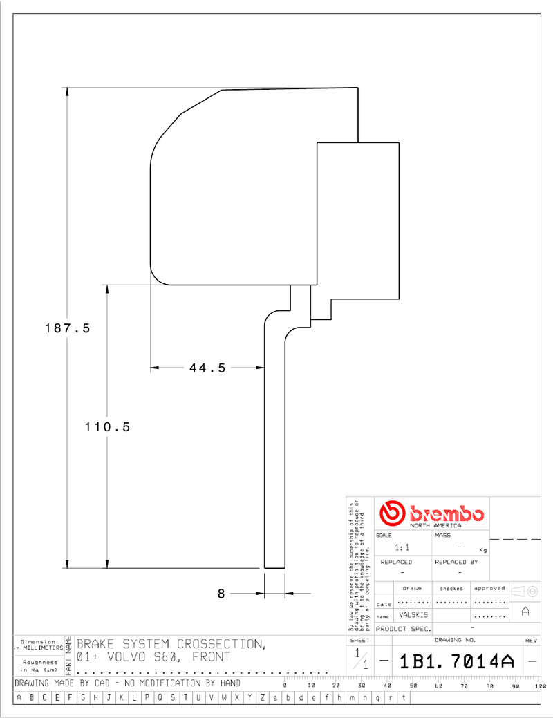 Wheel fitment diagram