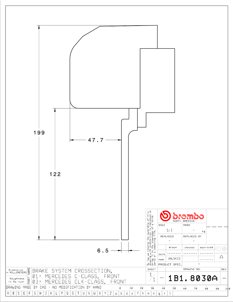 Wheel fitment diagram