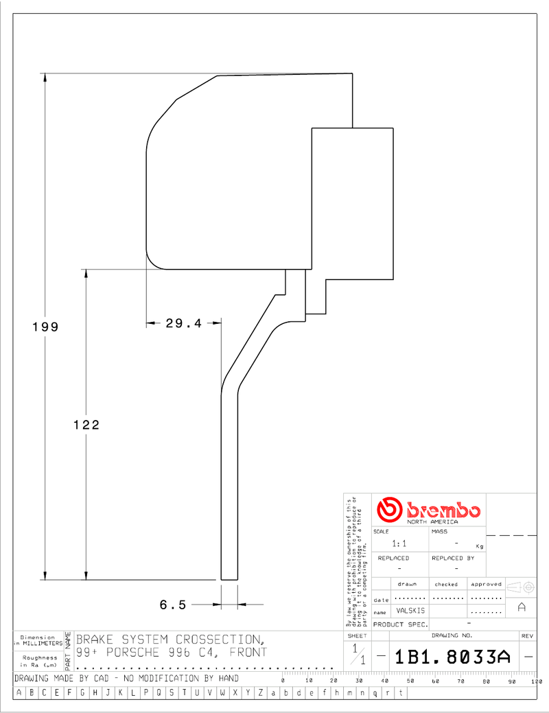 Wheel fitment diagram