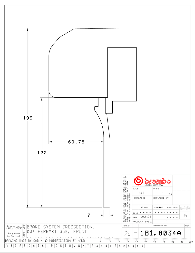 Wheel fitment diagram