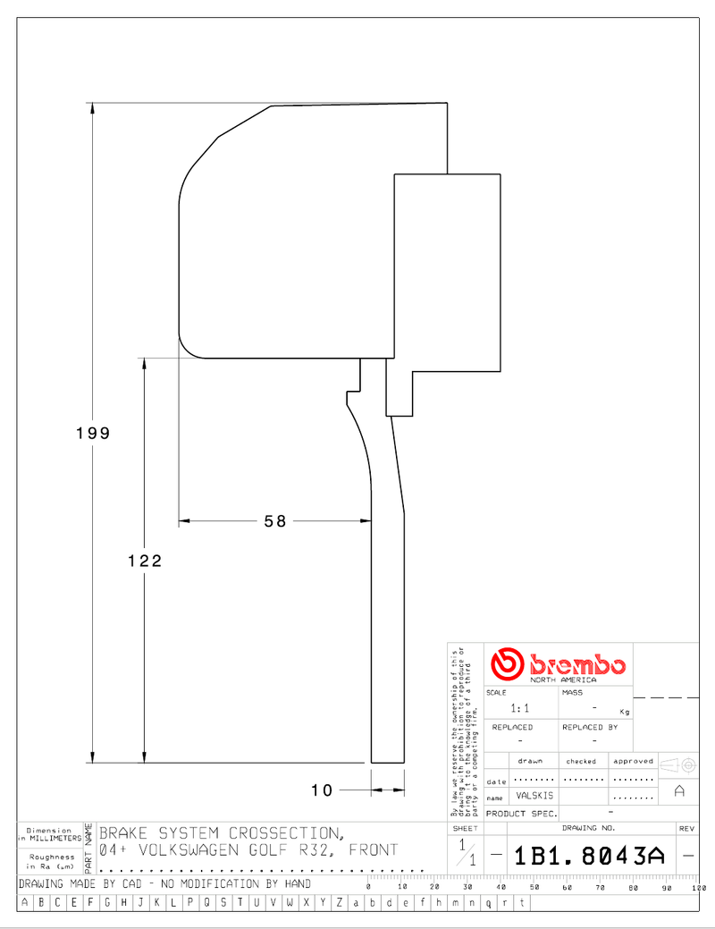 Wheel fitment diagram