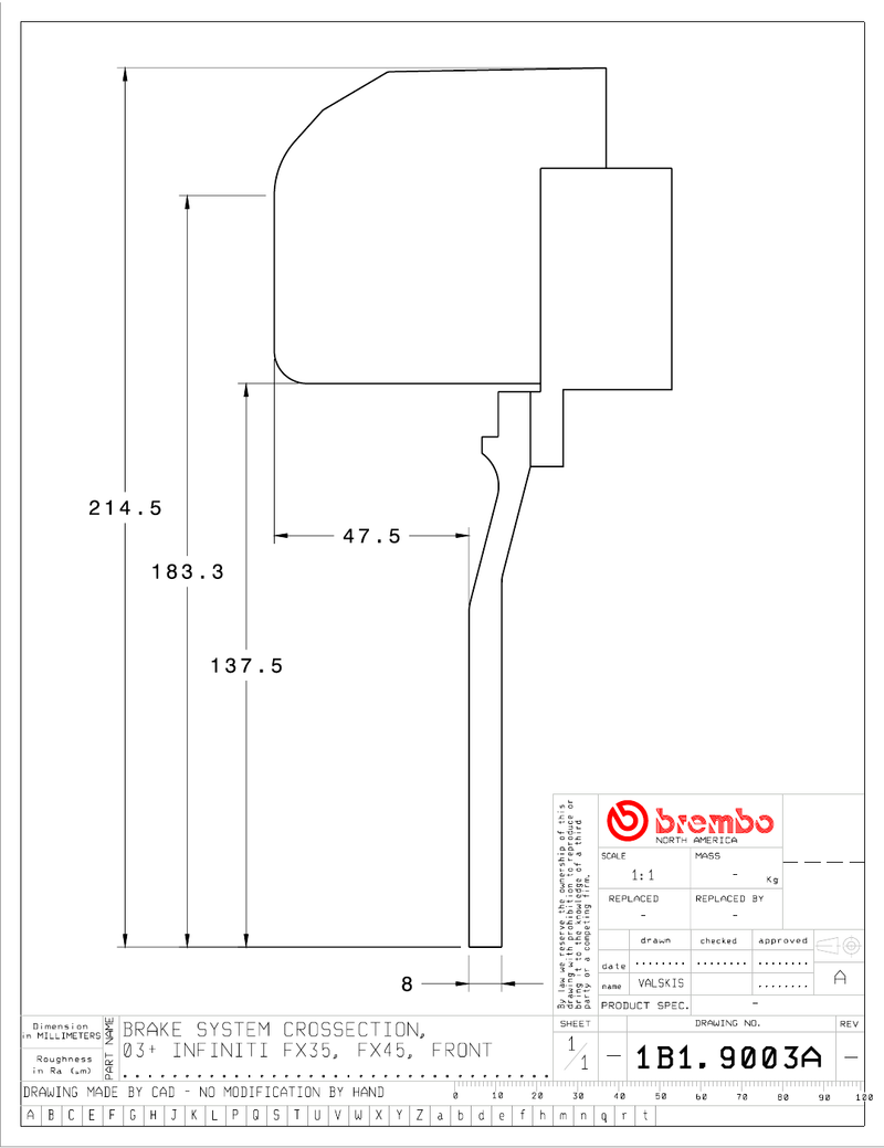 Wheel fitment diagram