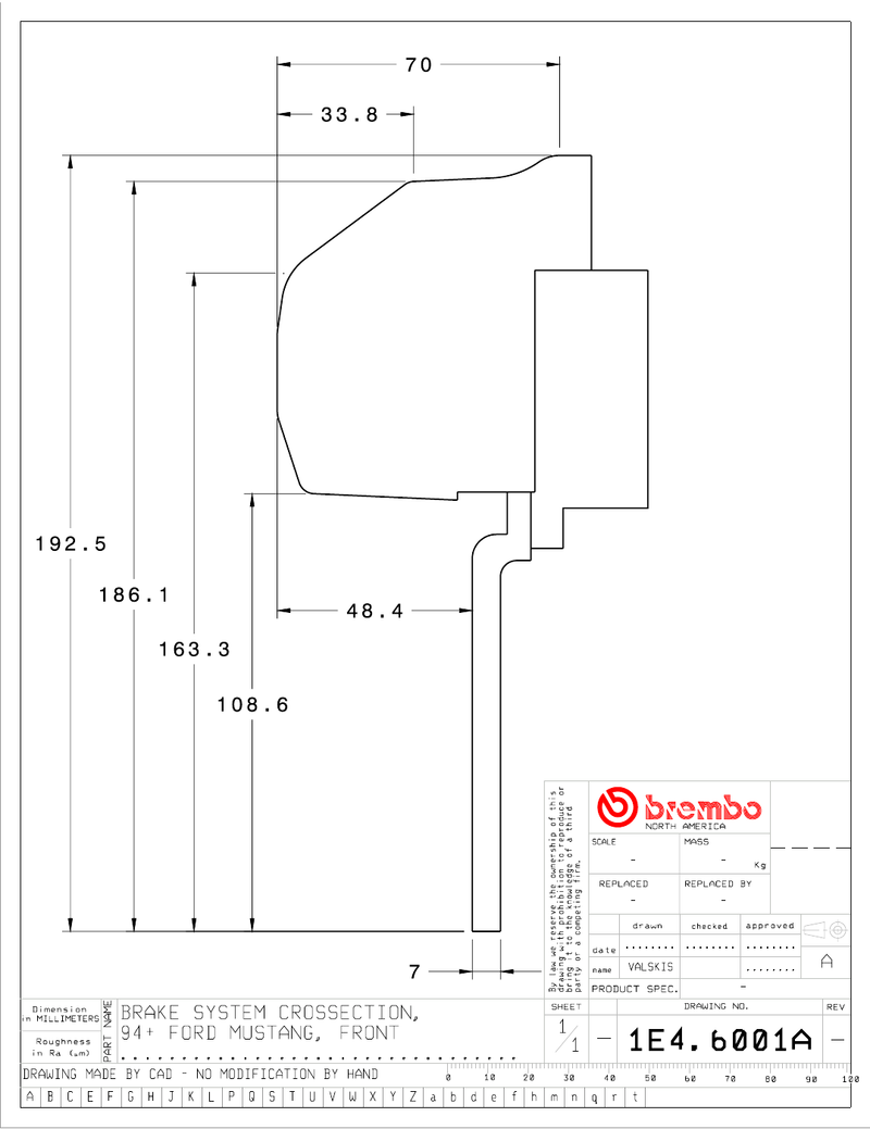 Wheel fitment diagram