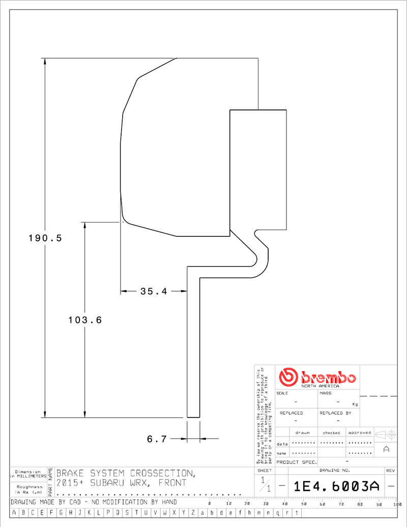 Wheel fitment diagram