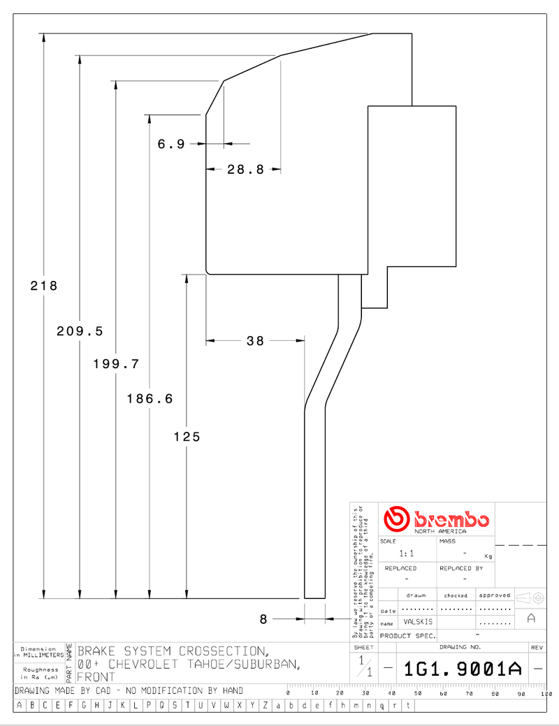 Wheel fitment diagram