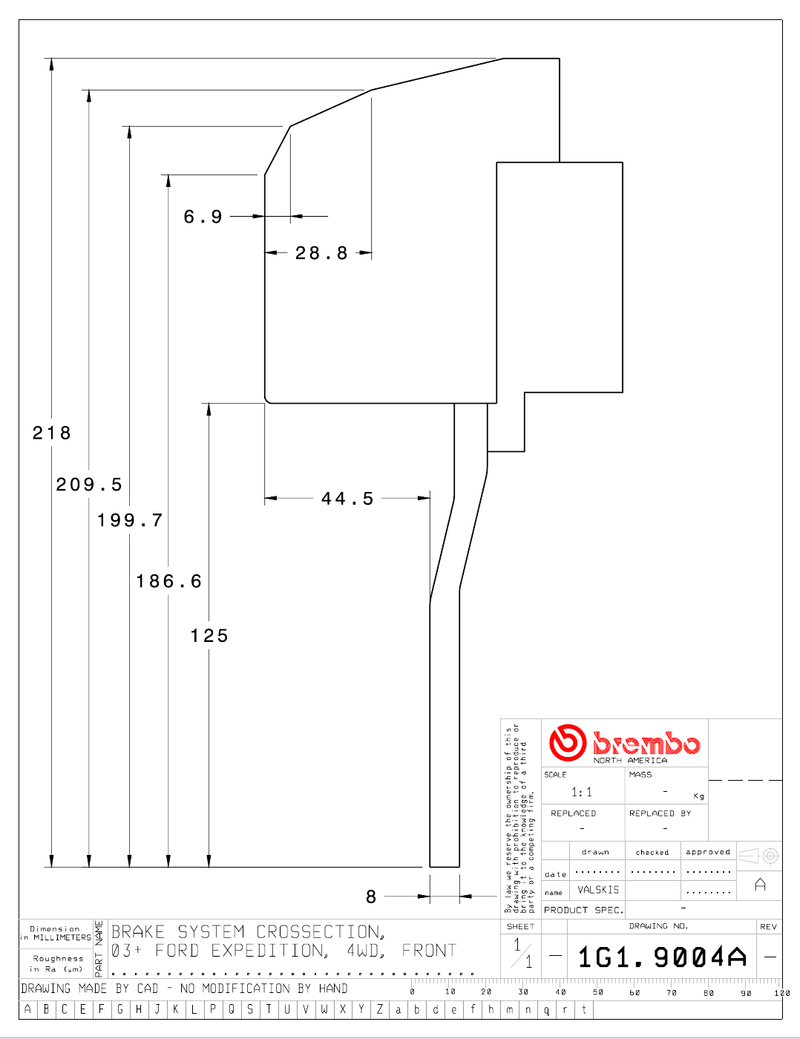 Wheel fitment diagram