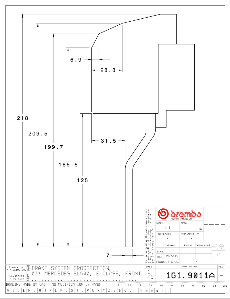 Wheel fitment diagram