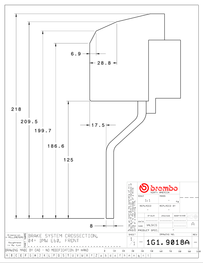 Wheel fitment diagram