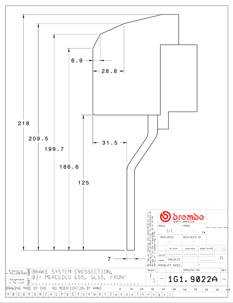 Wheel fitment diagram