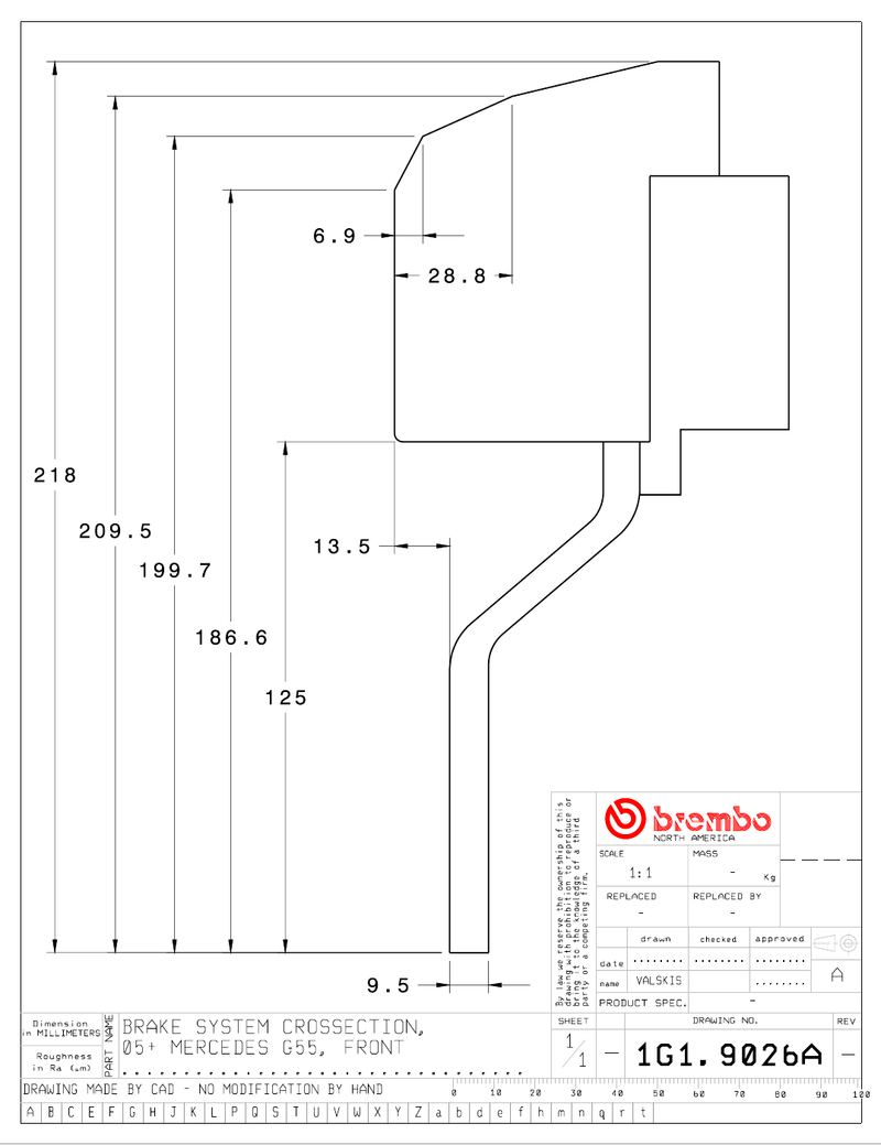 Wheel fitment diagram