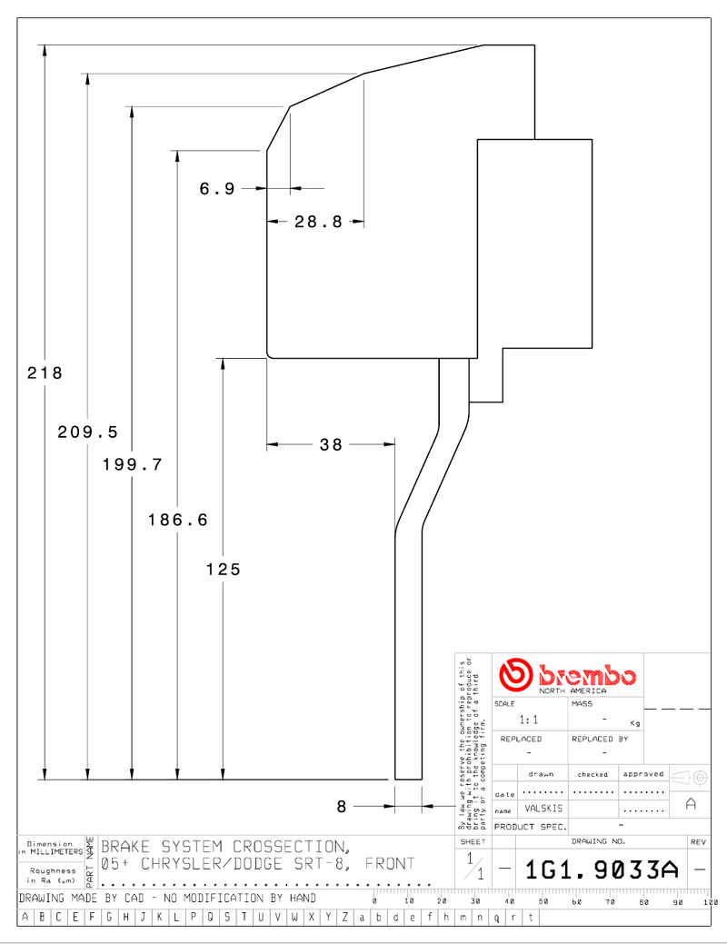 Wheel fitment diagram