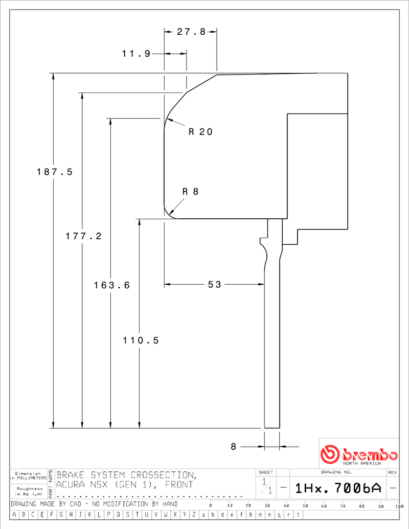 Wheel fitment diagram