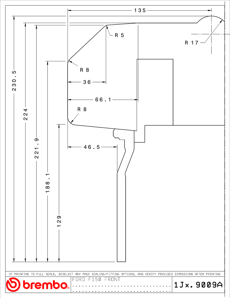 Wheel fitment diagram