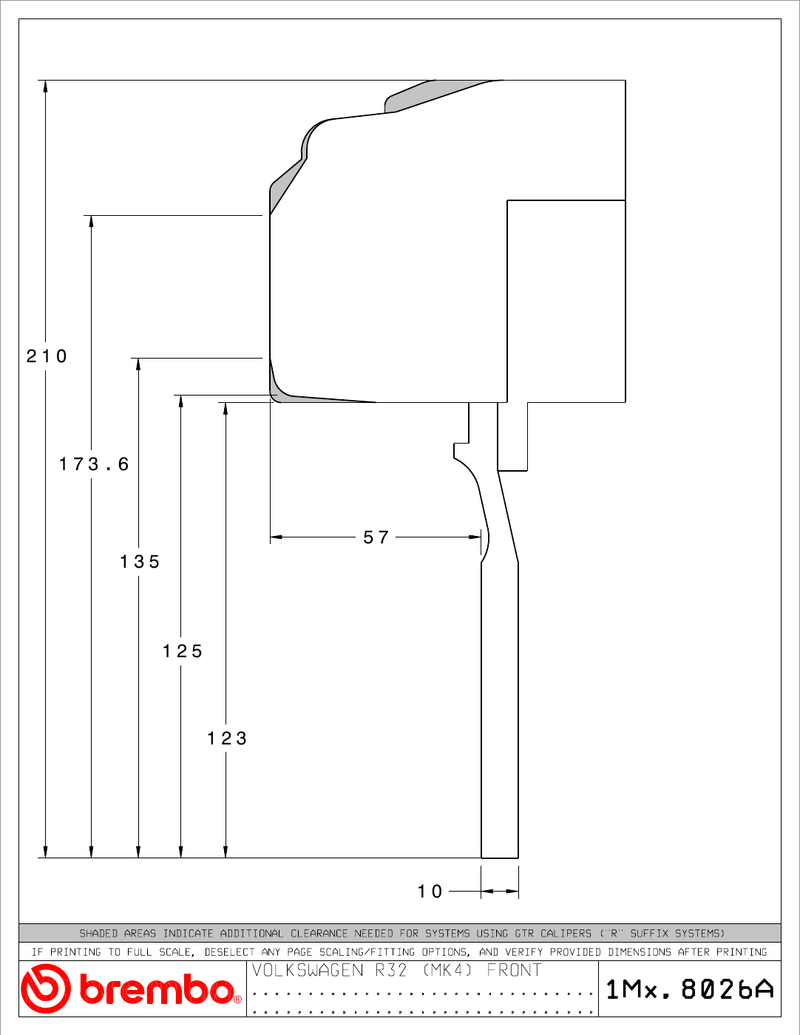 Wheel fitment diagram