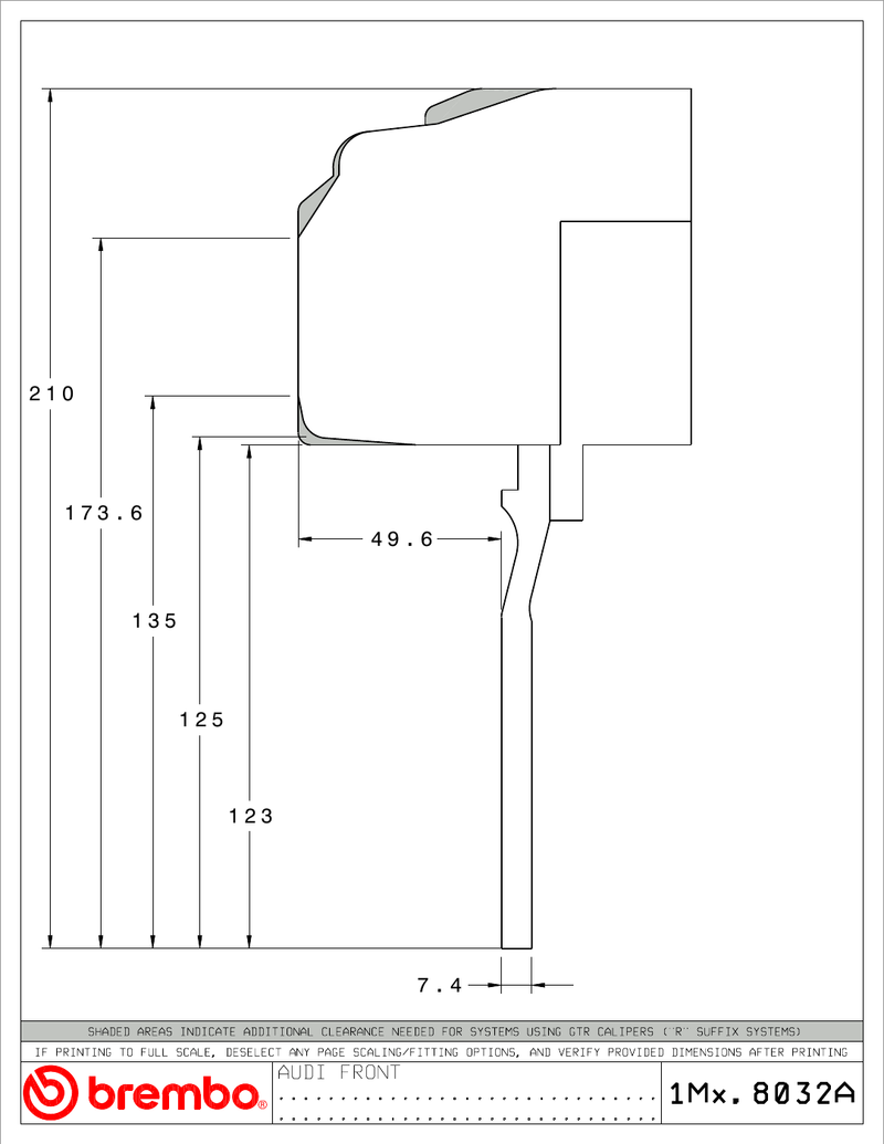 Wheel fitment diagram