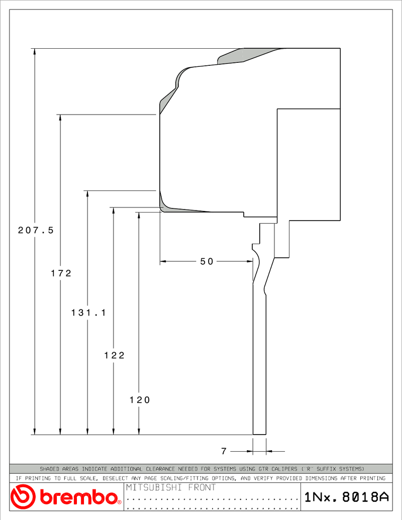 Wheel fitment diagram